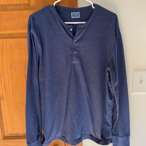 Men’s L/S JCrew Henley Large